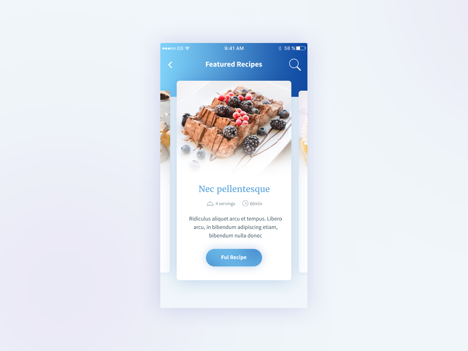UI Design Daily Recipe